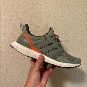 Adidas Green and Orange ultra boost